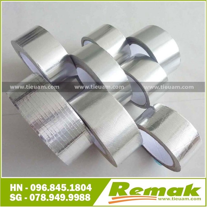 Băng dính bạc 5cm Băng dính nhôm cách nhiệt bảo ôn