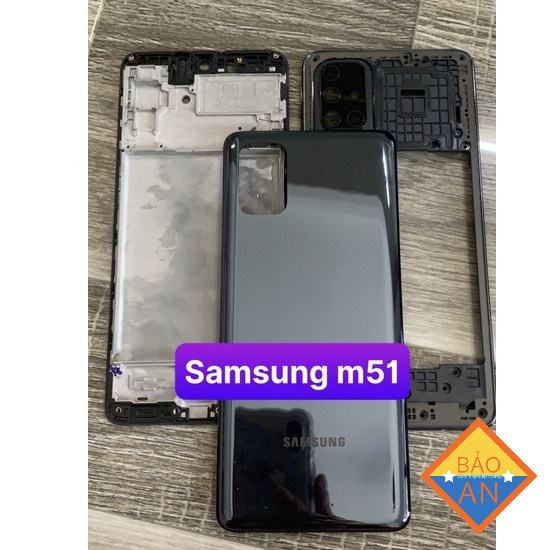 Vỏ bộ Điện thoại Samsung M51 SM-M515 đẹp chất lượng cao, như zin,