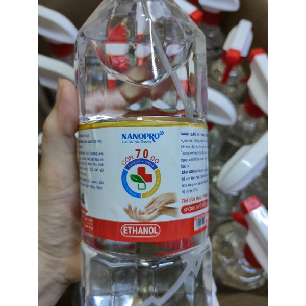Cồn 70 NANOPRO - 1000ml có vòi xịt [CO79D01C035] ship now