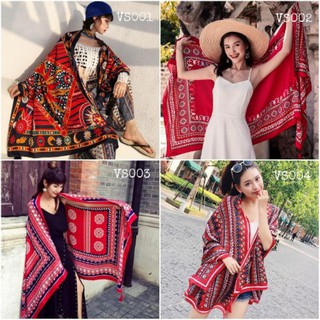 [Hue] Khăn choàng boho đi biển đủ màu giá cực rẻ