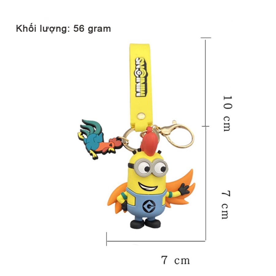 Móc khóa Minions độc lạ, dễ thương, chắc chắn, màu sắc sặc sỡ hàng loại 1 jaymi