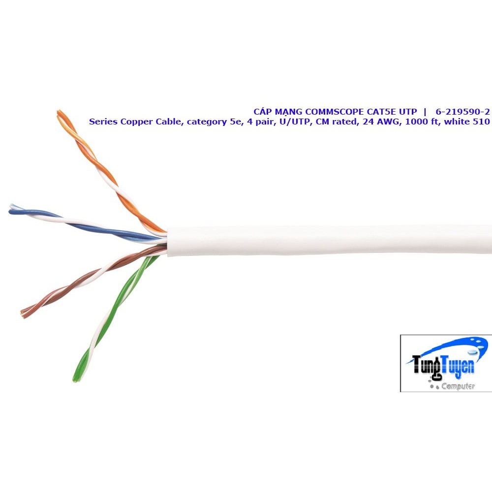 Cáp mạng commscope cat5e UTP