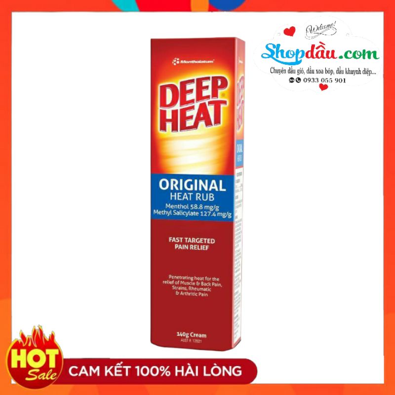 Dầu xoa bóp Deep Heat Regular Relief