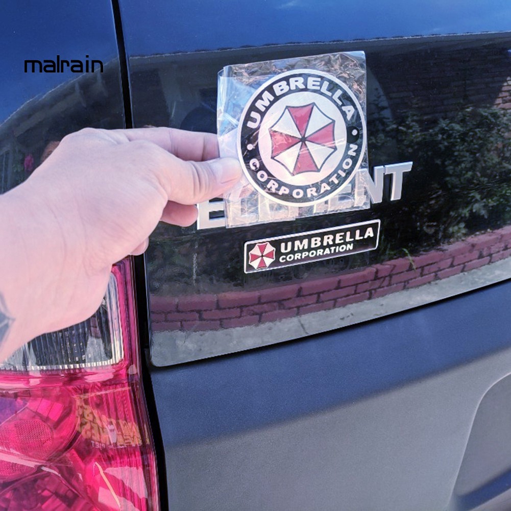 1/2 Miếng Dán 3d Hợp Kim Nhôm Cho Xe Hơi