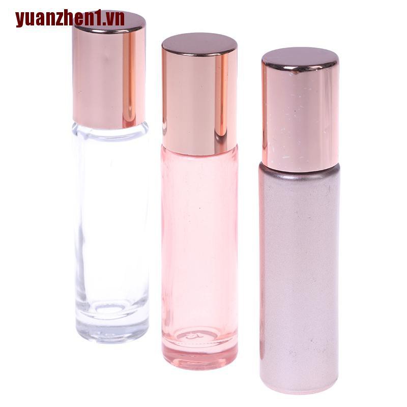[Yuanzhen1] Chai Rỗng 10ml Dạng Lăn Chiết Tinh Dầu Thơm Mang Theo Du Lịch