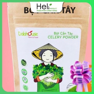 [HÀNG CHÍNH HÃNG] - Bột cần tây sấy lạnh nguyên chất giúp giảm cân, detox, trắng da, làm đẹp Dalahouse túi 50g