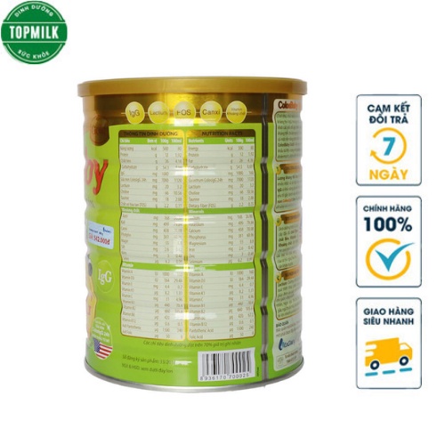 Sữa bột Colosbaby số 0+ hộp 800g