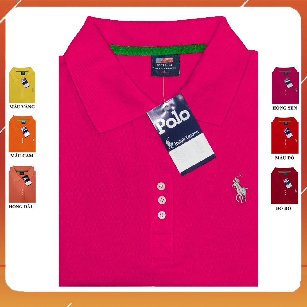 Áo thun Polo Nữ vải cotton 4 chiều chất lượng cao hàng xuất khẩu - Màu 1
