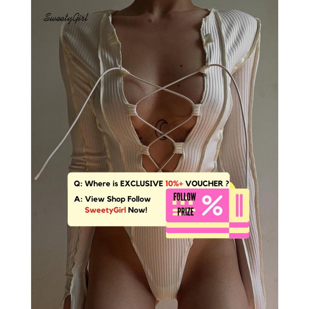 Áo Liền Quần Tay Dài Cổ Chữ V Màu Trơn Thời Trang 2022 Dành Cho Nữ