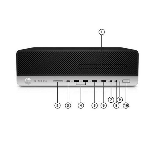 Máy tính để bàn PC HP EliteDesk 800 G5 SFF/ i797003.0G/ 8G/ 1TB/ DVDRW/ W10P (7YX56PA).