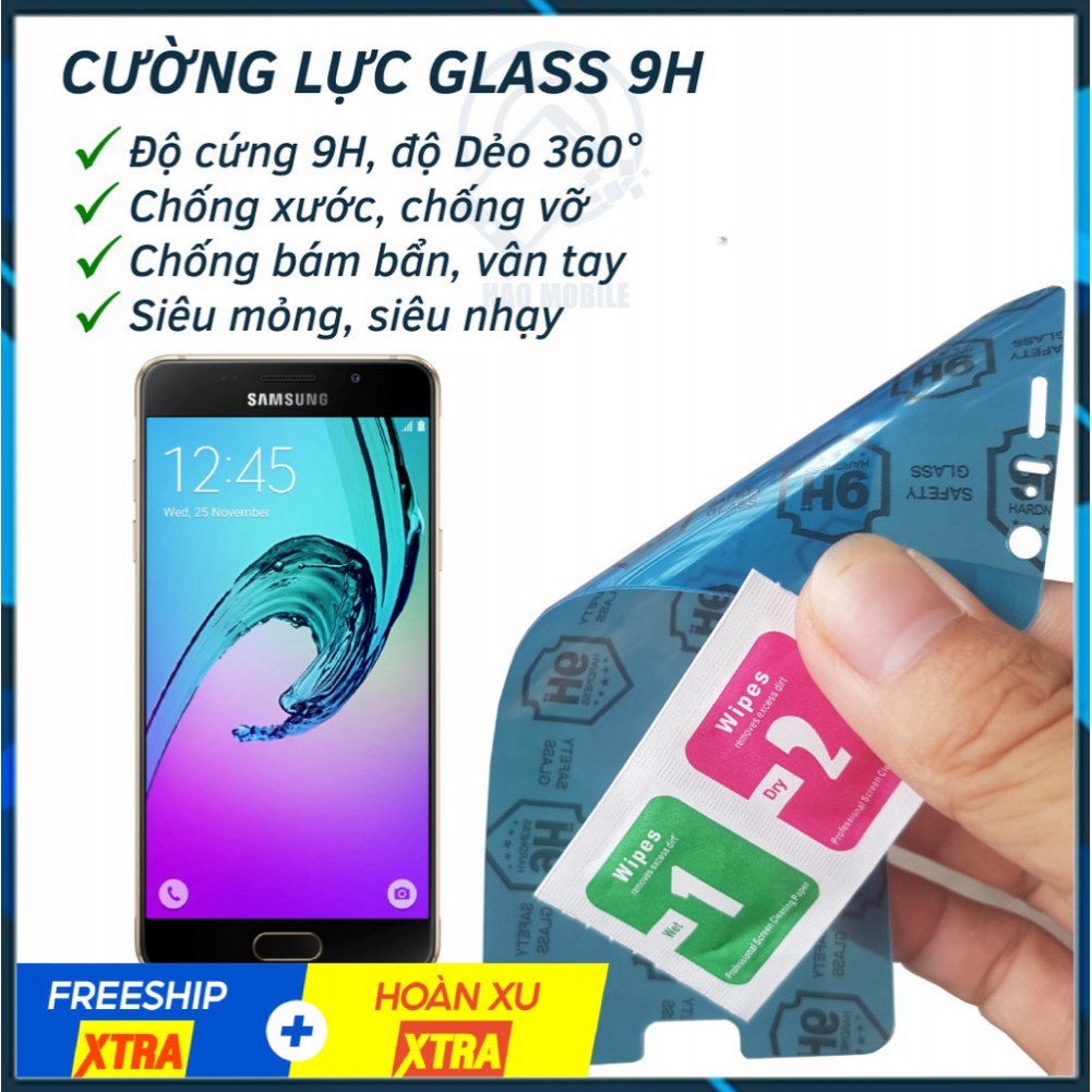 Dán cường lực dẻo nano 9H Samsung A5 2015, A5 2016, A5 2017, A5 2018
