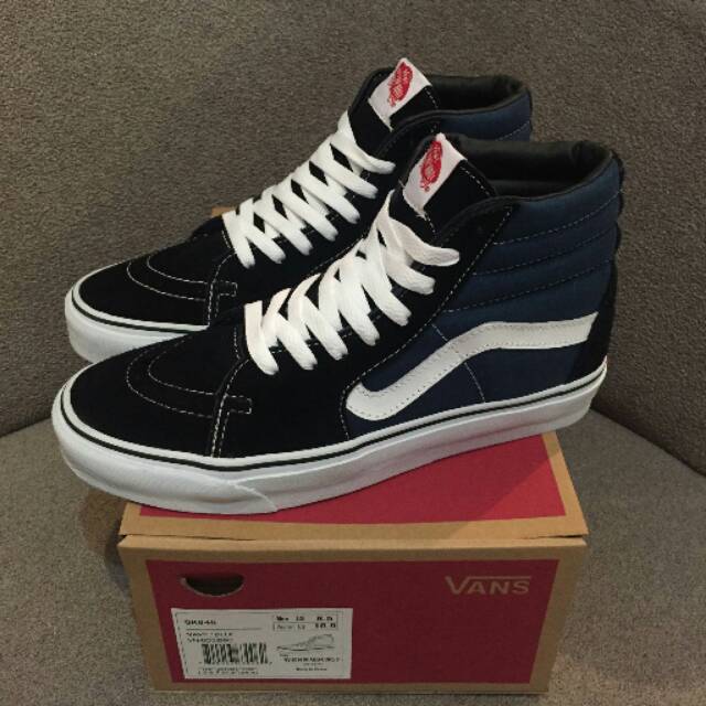 Giày Thể Thao Vans Sk8 Hi Màu Đen Navy - Vans Sk8 Hi Supreme Vans Oldskool Thời Trang Cho Nam