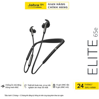 Tai Nghe Bluetooth Thể Thao Jabra Elite 65E - Hàng Chính Hãng