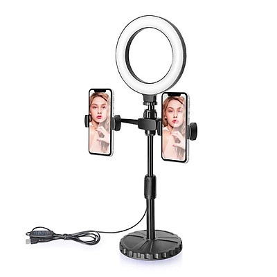 Đèn Livestream để bàn - Trợ sáng, để bàn 26cm