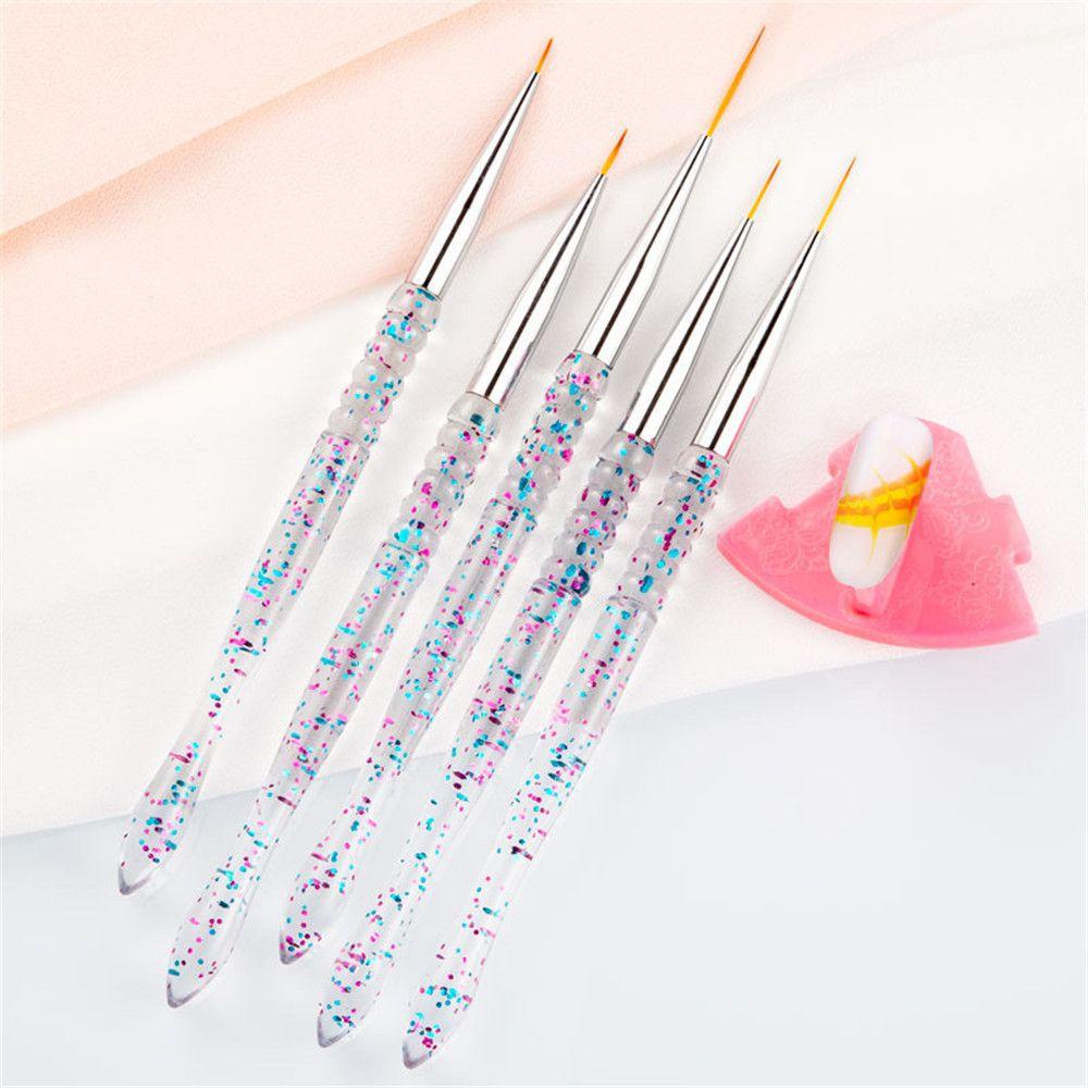 LAYOR1 Set 5 Cọ Vẽ Trang Trí Móng Tay Nghệ Thuật