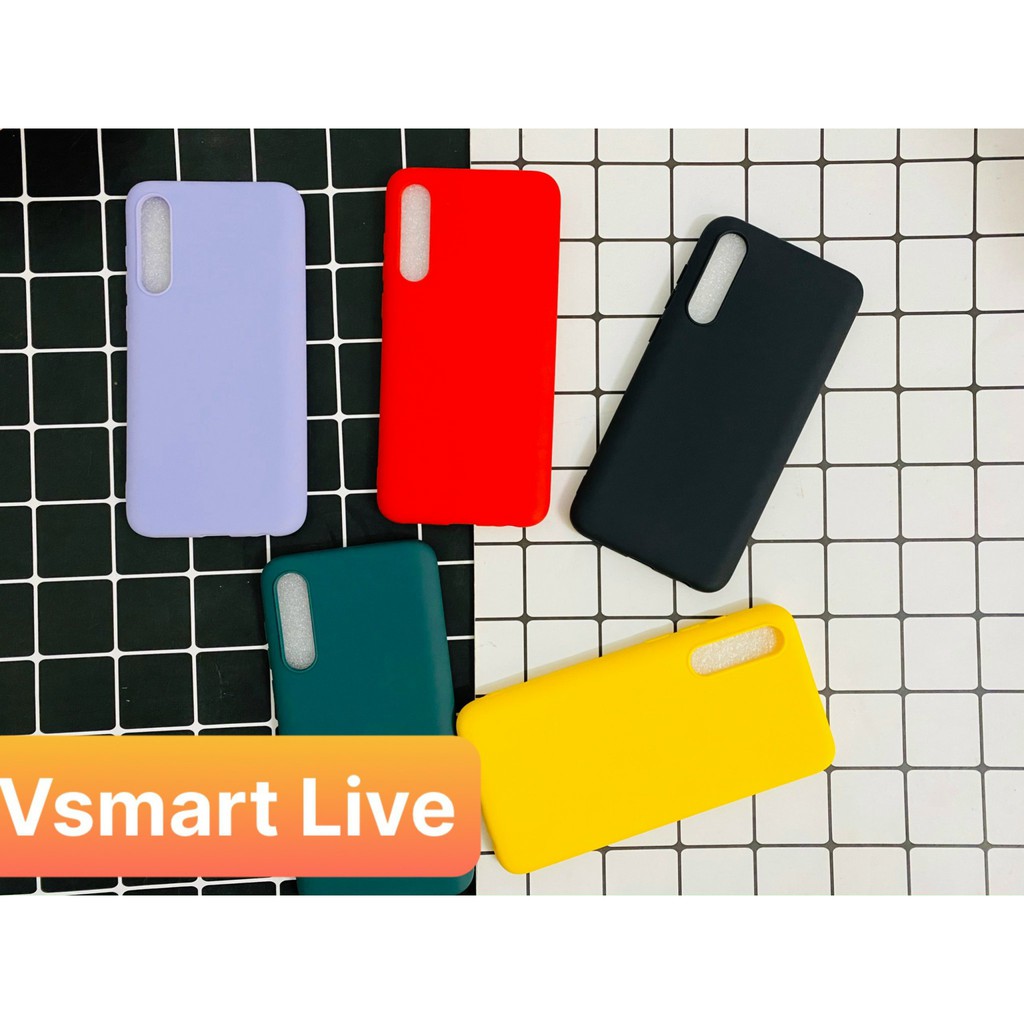 Ốp dẻo Vsmart Live chống bẩn nhiều màu