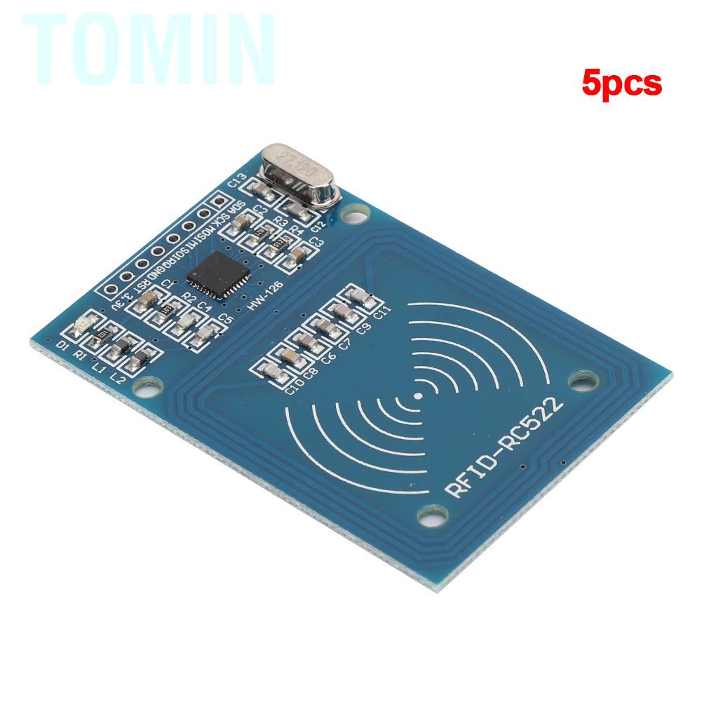 Tomin Bộ 5 Mô Đun Cảm Biến Mfrc522 Cho Thẻ Mifare1 S50