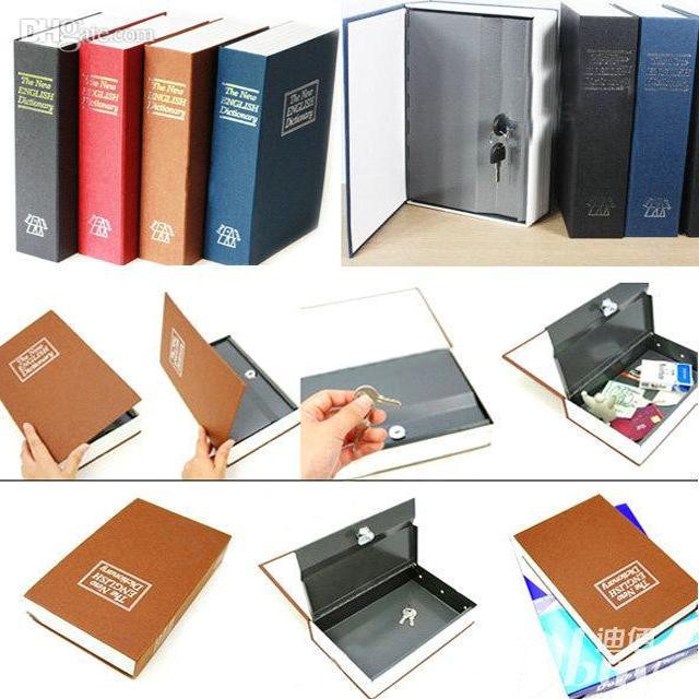 Két sắt bảo mật hình quyển sách- NHIỀU MÀU