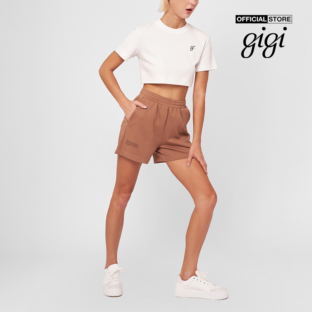 Gigi - Quần shorts nữ lưng thun năng động G3406S211408-13