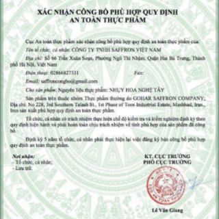 Chính hãng 100% Saffron Salam