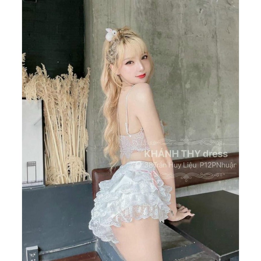 Quần ren nhiều tầng chất ren cao cấp Cam Kết Hàng Y Hình Kèm Ảnh Thật Chính Chủ