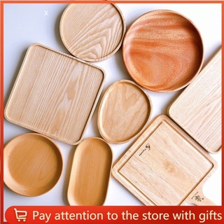 🇻🇳Còn hàng🇻🇳Khay gỗ, khay đựng đồ ăn, đĩa gỗ chụp ảnh decor kiểu Nhật, thớt gỗ Đức Thành#spz