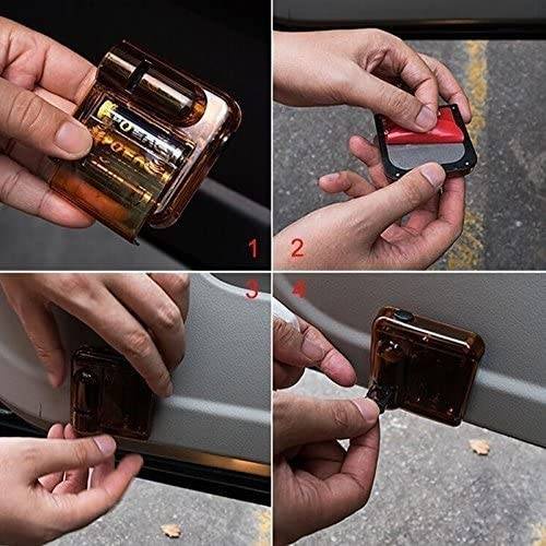 1 Đèn LED Cree Chiếu Logo Không Dây Gắn Cửa Xe Hơi