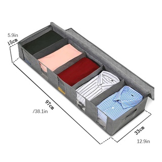 Under Bed Clothes Storage Dustproof Bag Container Organizer Foldable Portable