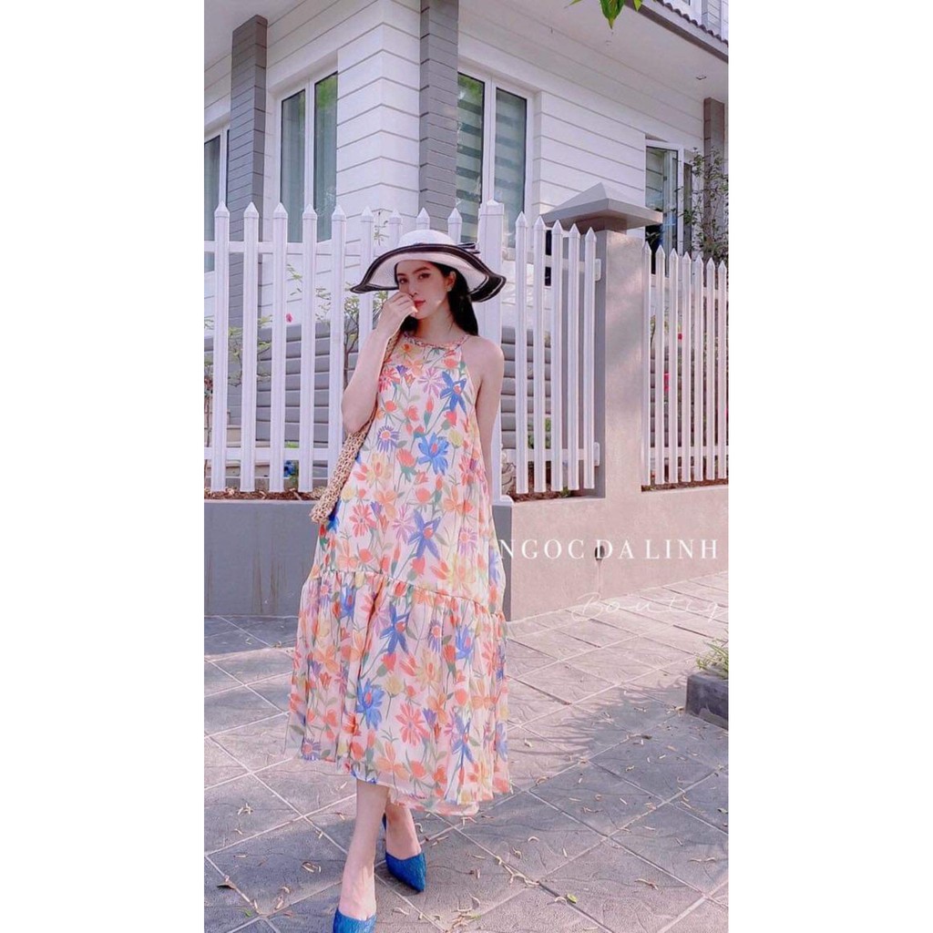 Váy yếm hoa hồng hàng may 2 lớp 120K,💖FREESHIP💖,phong cách bánh bèo hàn quốc | BigBuy360 - bigbuy360.vn