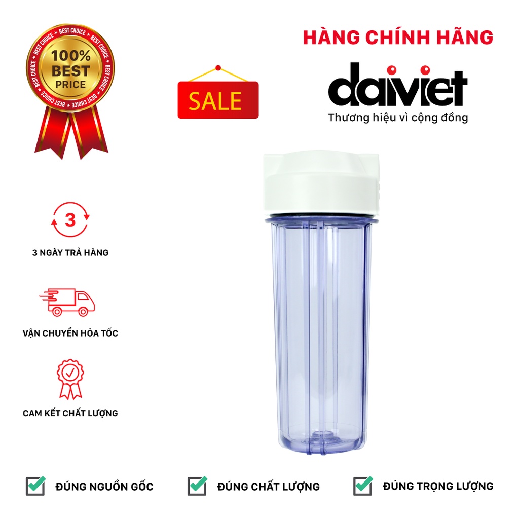 CỐC LỌC NƯỚC 10 INCH ĐẠI VIỆT