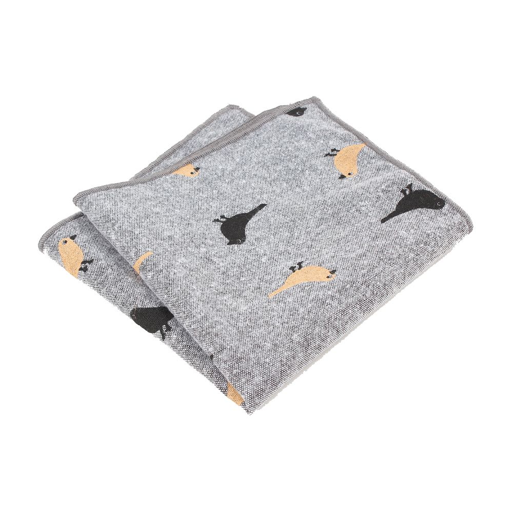 Khăn Tay Thêu Hoa Thời Trang Cổ Điển Cho Nam