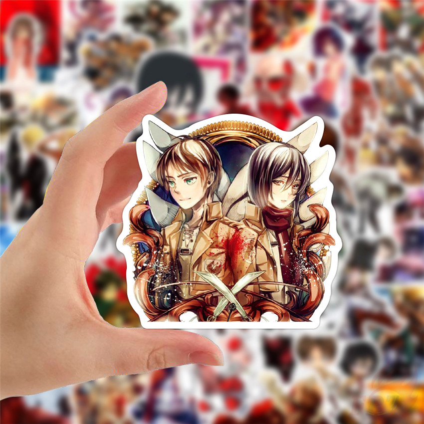 MIKASA Bộ 50 Hình Dán Phim Attack On Titan Series 02