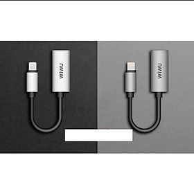 Jack Sạc Và Chuyển Đổi Tai Nghe WIWU LT01  Làm Bằng Vỏ Hợp Kim Nhôm Với Cáp ABS Siêu Bền - Hàng Chính Hãng