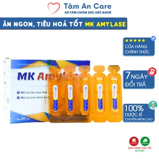 Men tiêu hoá MK Amylase, Kích thích tiêu hoá, ăn ngon – Hộp 20 ống – Tâm An Care