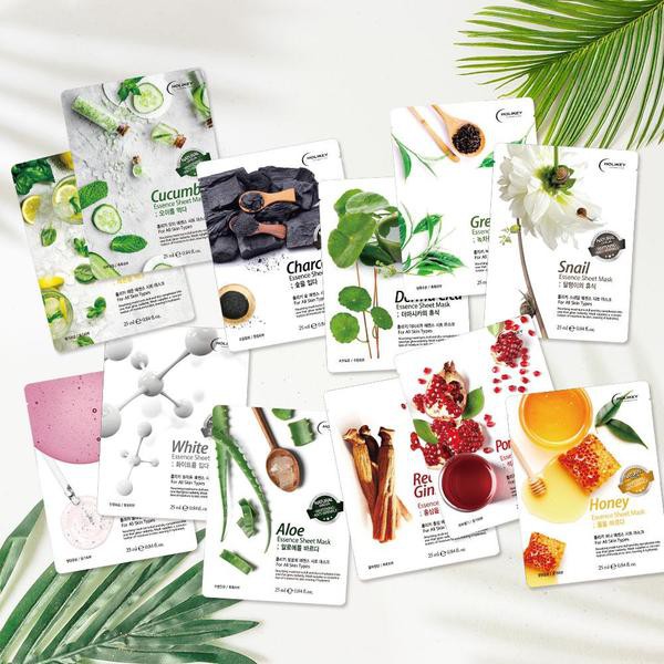 [Chính hãng]Hộp 10 Mặt nạ Collagen làm căng & trắng da HOLIKEY COLLAGEN ESSENCE SHEET MASK