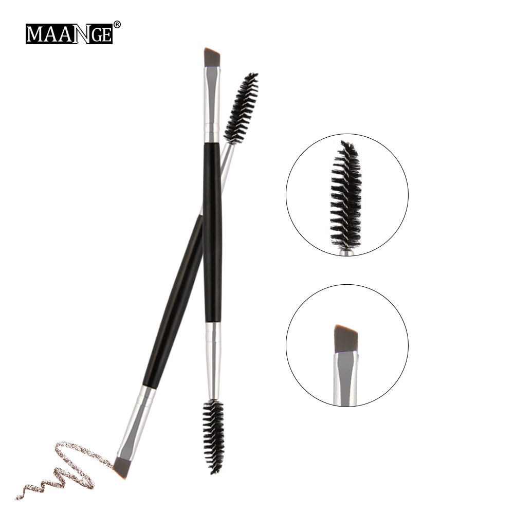 Cọ Chuốt Mascara / Lông Mày 2 Trong 1 MAANGE Thiết Kế Hai Đầu Tiện Dụng