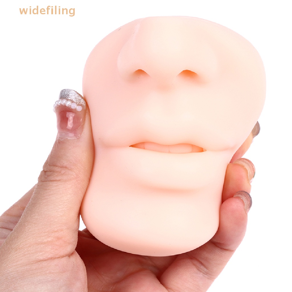 Mô Hình Mặt Người Bằng Silicone 5D Dùng Thực Hành Xăm Môi