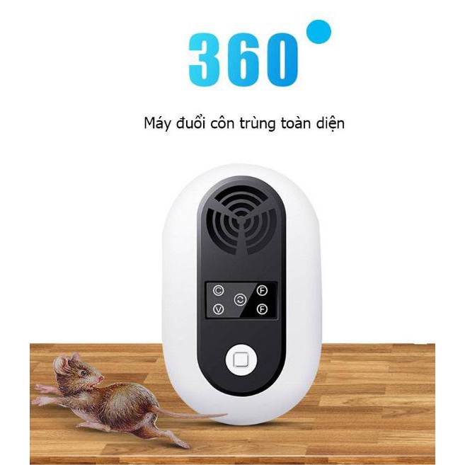 Máy đuổi chuột bằng sóng siêu âm phạm vi 100m - ShopToro - AsiaMart