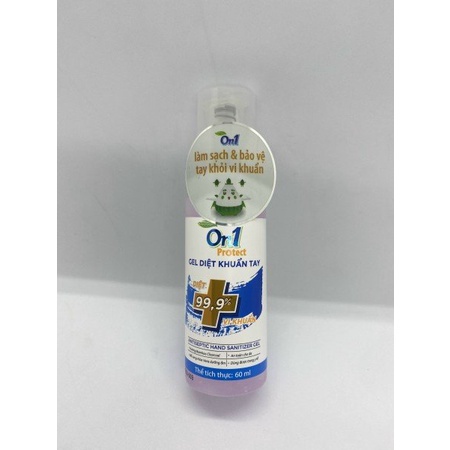 COMBO 2 Chai Gel rửa tay diệt khuẩn On1 Protect 60mlx2