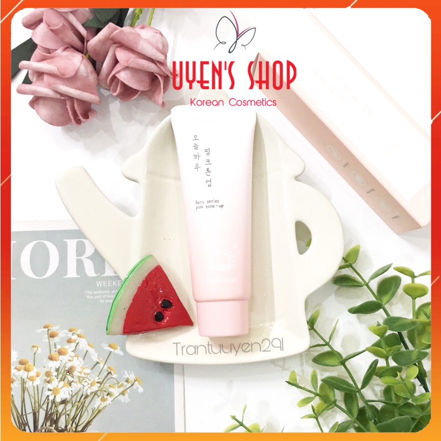 Kem dưỡng trắng da, nâng tone tức thì Black Rouge Haru Series Pink Tone Up Cream 45ml
