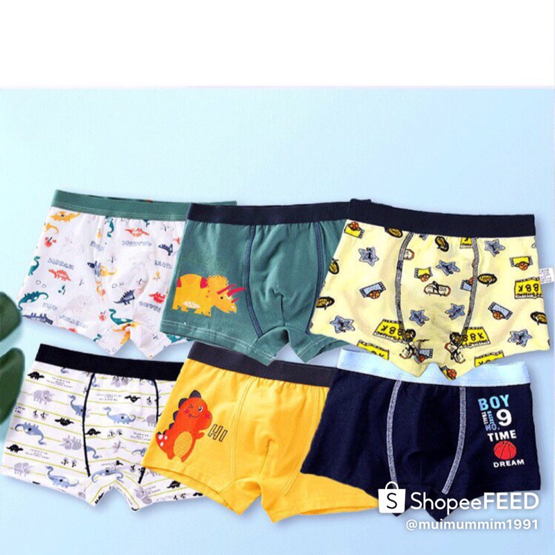 set 12 quần sịp bé trai đủ size 7-45kg C7CFK