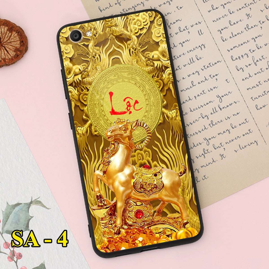 Ốp lưng 12 con giáp tài lộc cho Vivo Y53 - Vivo Y55 - Vivo V5 in kính sắc nét, sáng bóng
