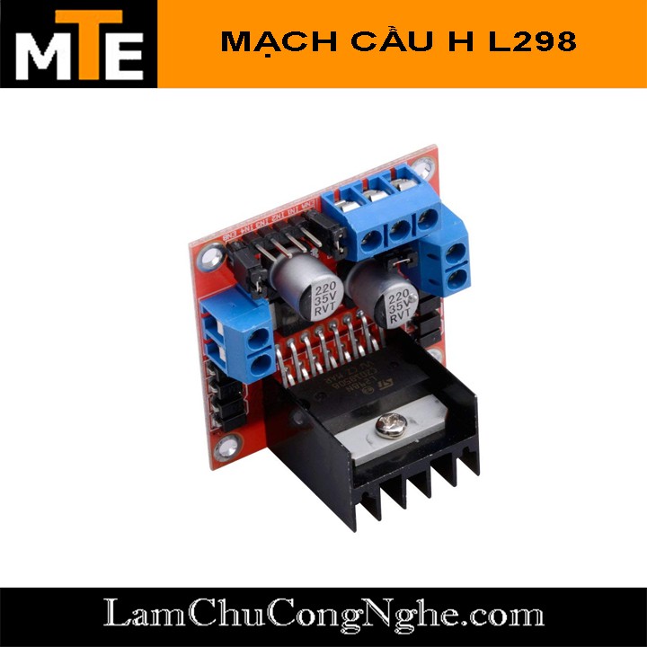 Mạch điều khiển động cơ L298 -  Mạch cầu H L298N