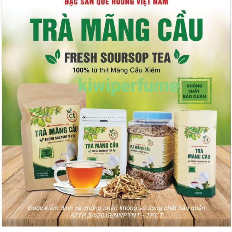 Trà Mãng Cầu Xiêm Cường Tím Gói 100gr