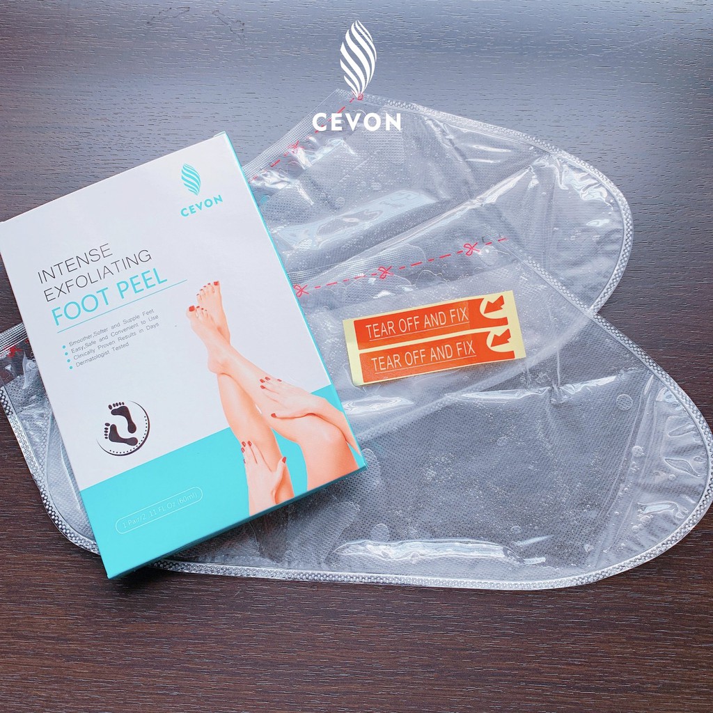 Hộp 1 đôi  2 miếng Ủ DA CHẾT CHÂN  FOOT PEEL, thương hiệu CEVON,  xuất xứ Korean