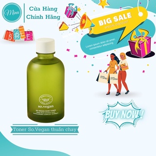 TONER THUẦN CHAY CHIẾT XUẤT TỪ TRÁI NHÀU SO VEGAN NONI CẤP NƯỚC, CUNG CẤP DINH DƯỠNG CHO LÀN DA SO'NATURAL