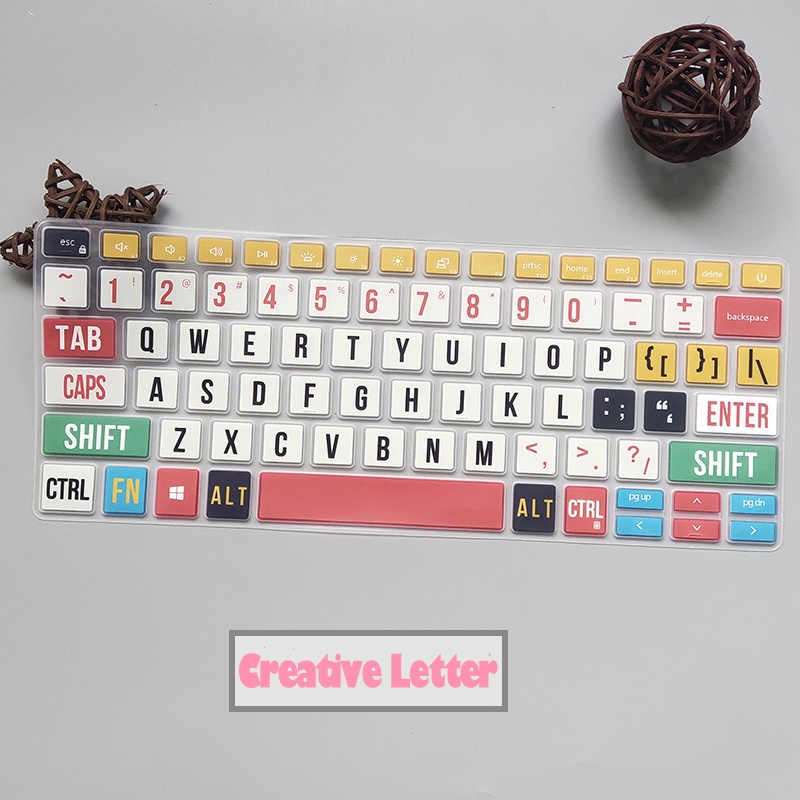 Miếng Dán Bàn Phím Silicon 14 inch Cho dell inspiron 14 5000 2 Trong 1 5406 5400 5490 5390 7391 5493 dell latitude 3301