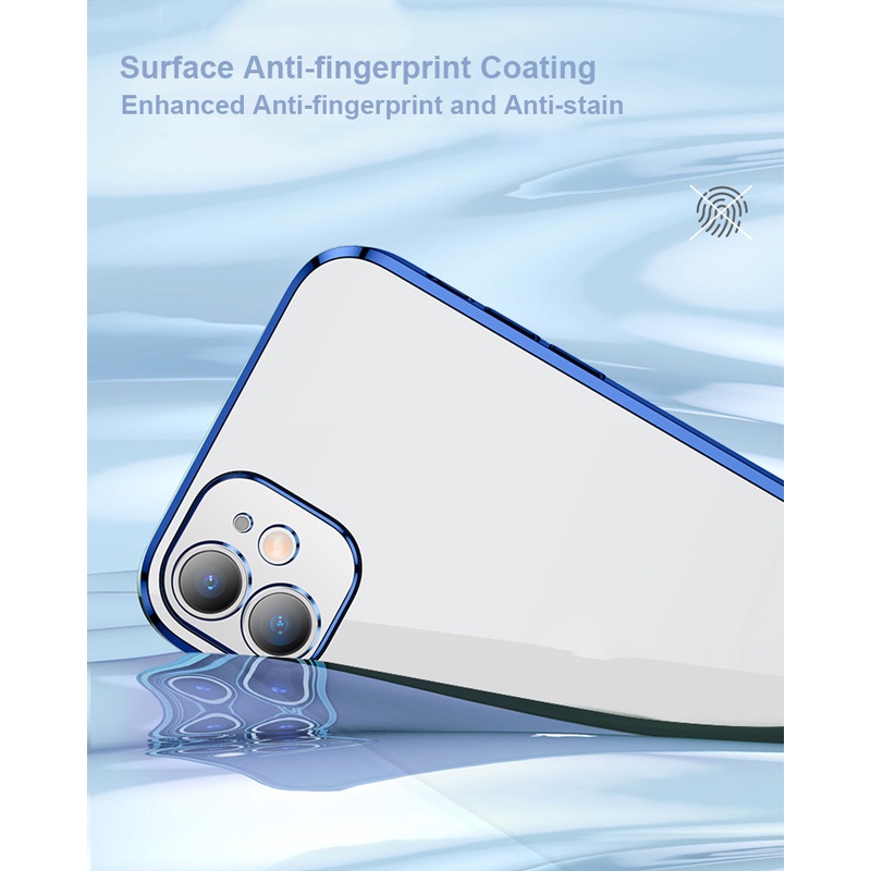 Ôp Điện Thoại Silicon Dẻo Tráng Gương Trong Suốt Thời Trang Cho iphone 15 promax 14 pro max 14 15 plus 14 pro Ốp