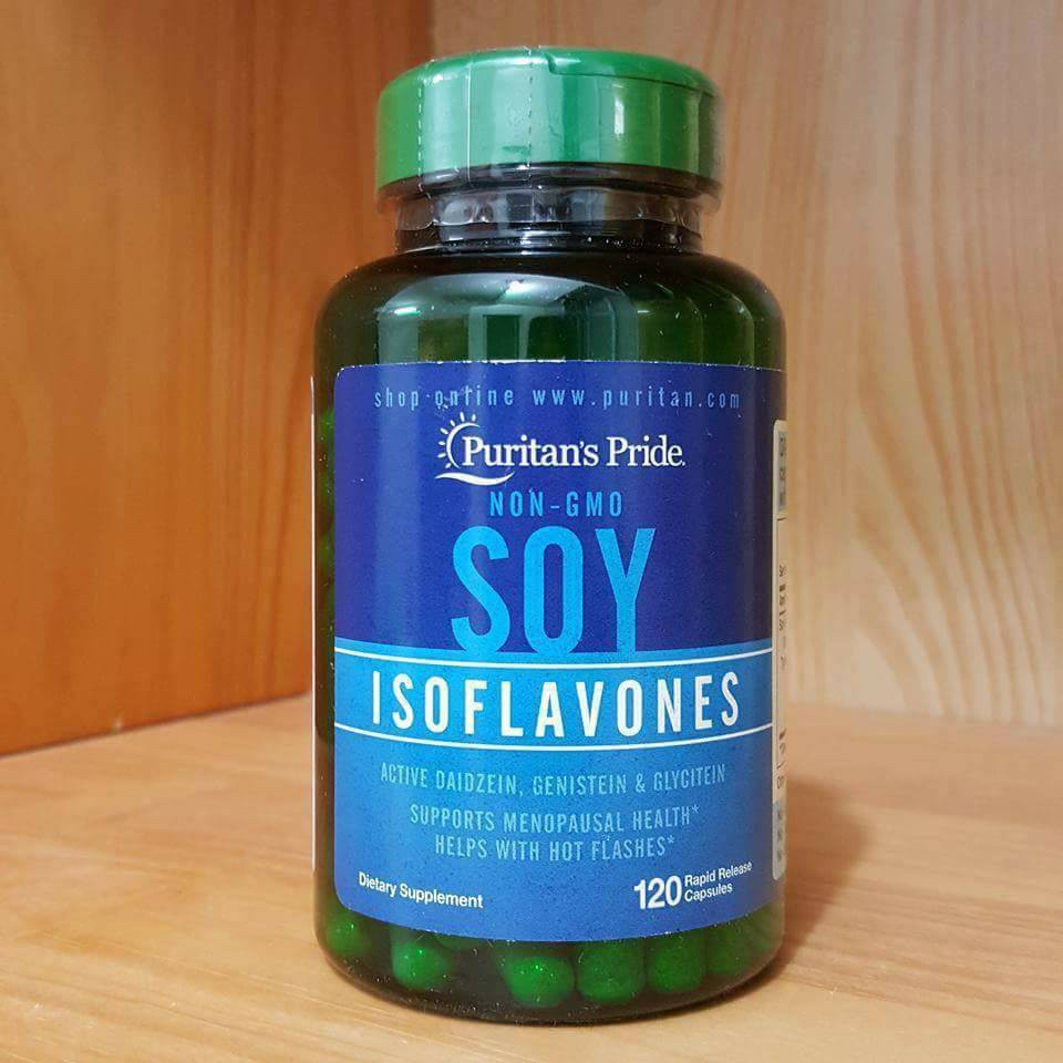 Viên Uống Mầm đậu nành Soy Isoflavones Puritan's 120viên