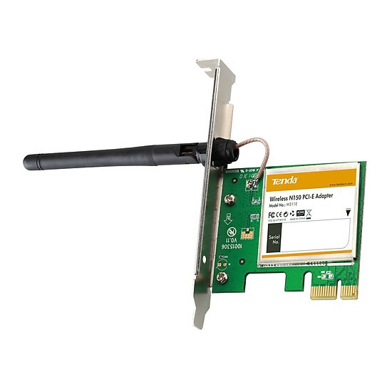 THU TENDA W 311E , CARD THU WIFI MÁY BÀN PCI EXPRESS , PCI 1X CÓ 1 ANTEN